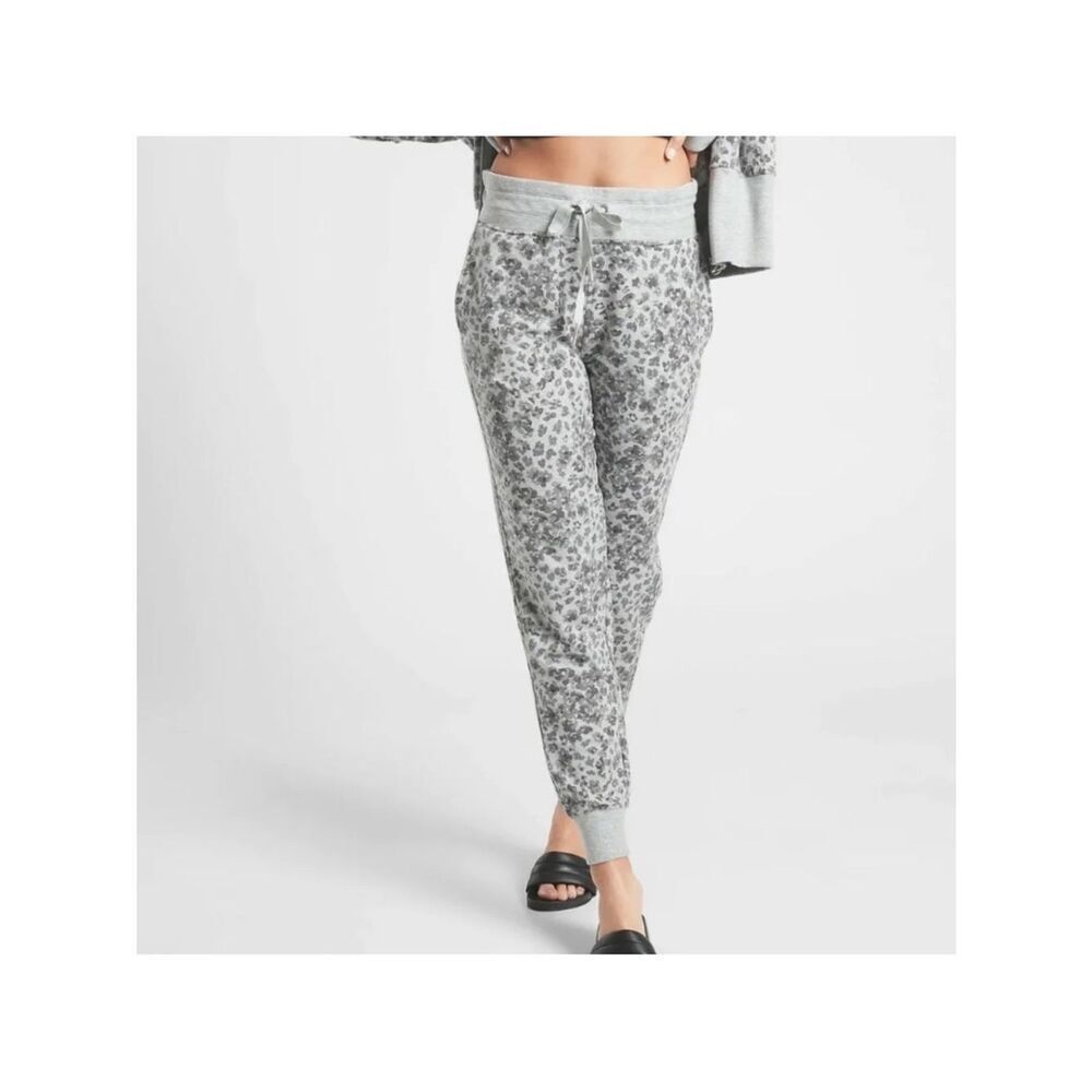 Athleta Balance Printed Jogger Gray Women’s Size M